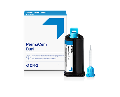 PermaCem (ПермаЦем) Automix Dual цемент компомерный, (картр. 52 гр.+ насадки) DMG